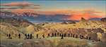 Photo: Photographers lined up for the shot at Zabriskie Point, Death Valley National Park, California