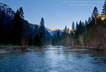 Merced River in Spring, Yosemite Valley, California