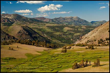 Picture: Overlooking the Sierra Nevada near Sonora Pass, Tuolumne County, California