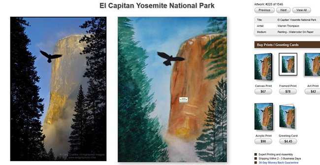 Photo: Side by side comparison of my Image: Side by side comparison of my