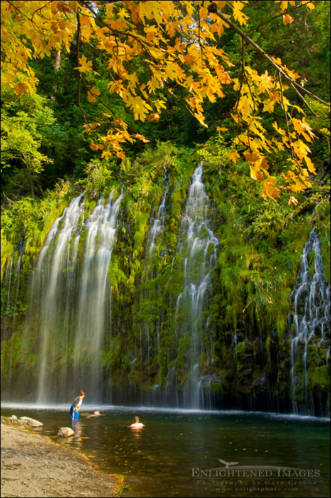 Photo: Teenagers playing in the Sacramento River below Mossbrae Falls, near Dunsmuir, Siskiyou County, California Image: Teenagers playing in the Sacramento River below Mossbrae Falls, near Dunsmuir, Siskiyou County, California