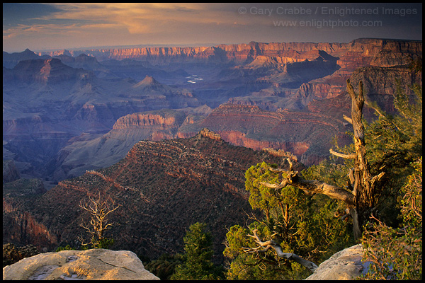 Photo: Stormy sunset light over the Grand Canyon from Grandview Point, South Rim, Grand Canyon National Park, Arizona