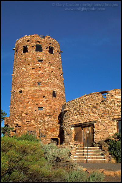 Photo: The Desert View Watchtower, South Rim, Grand Canyon National Park, Arizona