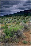 Picture: Storm clouds over sage on the Coconino Plateau, near the Grand Canyon, Arizona