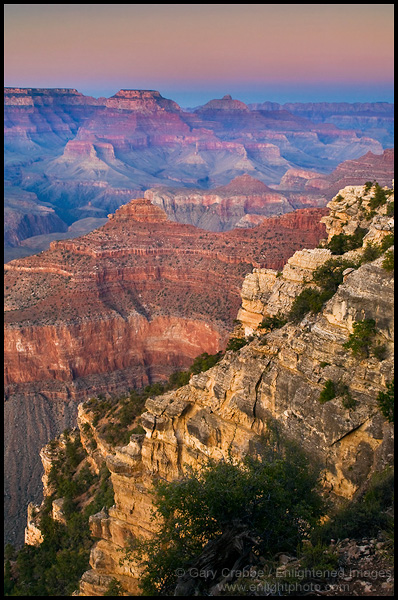 Photo: Early evening light from Yavapai Point, South Rim, Grand Canyon National Park, Arizona
