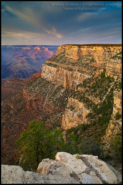 Photo: Afternoon light looking toward Yavapai Point, South Rim, Grand Canyon National Park, Arizona