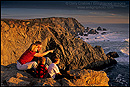 Photo: Family watching for whales, Bodega Head, Sonoma County Coast, California