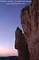 Moon and Hoodoo at dawn, along the Navajo Loop Trail, Bryce Canyon National Park, Utah