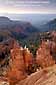 Looking down into Bryce Canyon from the rim at Sunrise Point, Bryce Canyon National Park, Utah