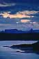 Storm clouds at sunrise over Lake Powell, Glen Canyon National Recreation Area, near Page, Arizona