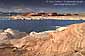 Afternoon light over sandstone at Lake Powell, near Page, Arizona