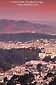 Looking toward the Golden Gate Bridge at dawn from Twin Peaks, San Francisco, California