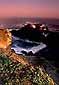 Dawn over the coastal rocks, near the Noyo River, Fort Bragg, Mendocino Coast, California