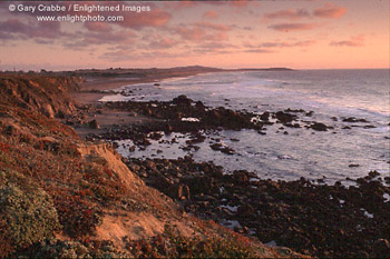 Sunset at SAlmon Creek Beach, near Bodega Bay, Sonoma Coast, California