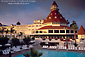 Sunset light on the Hotel Del Coronado, San Diego County, California