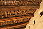 Detail adobe wall and Roof, Sonoma Mission, Sonoma State Historic Park, California