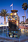 Picture: Colored tiles on fountain along the Promenade, Avalon, Catalina Island, California