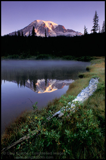 Photo: Mount Rainier from Reflection Lake, Mount Ranier National Park, Washington