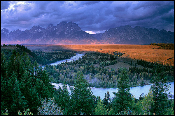Photo: Stormy sunrise light over the Snake River, Grand Teton National Park, Wyoming