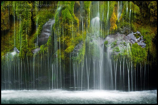 Photo: Mossbrea Falls along the Sacramento River, near Dunsmuir, California