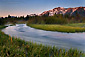Morning light on Mount Tallac over Taylor Creek, near Lake Tahoe, California
