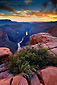 Sunset over the Colorado River at Toroweap, Grand Canyon National Park, Arizona