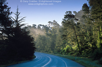 Photo: Coastal Highway One near Cambria, San Luis Obispo County, California