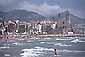 Coastal Mediteranian resort town of Sitges, near Barcelona, Spain