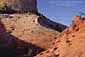 Sunset light on sandstone mesa, Zion - Mount Carmel Scenic Highway, Zion National Park, Utah