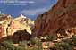 Rock cliffs in Capitol Gorge, Capitol Reef National Park, Southern Utah