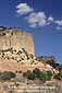 Afternoon clouds forming over cliff in the Grand Staircase - Escalante National Monument, Utah