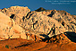 Image: Morning light on sandstone cliffs, Snow Canyon State Park, near St. George, Utah's Dixie, Utah