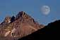Moonrise over the Middle Teton, Grand Teton National Park, Wyoming