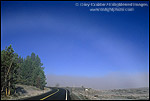 Picture: White Rainbow in Hayden Valley, on a cold autumn morning, Yellowstone National Park, WYOMING