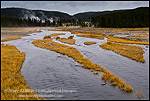 Photo: Tangled Creek, geothermal stream near Firehole Lake, Yellowstone National Park, Wyoming