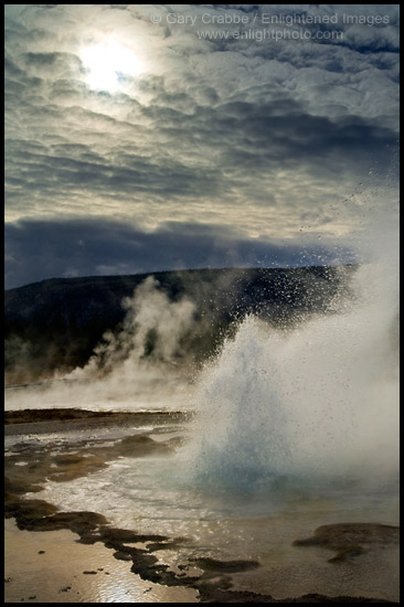 Photo: Sawmill Geyser, Upper Geyser Basin, Yellowstone National Park, Wyoming
